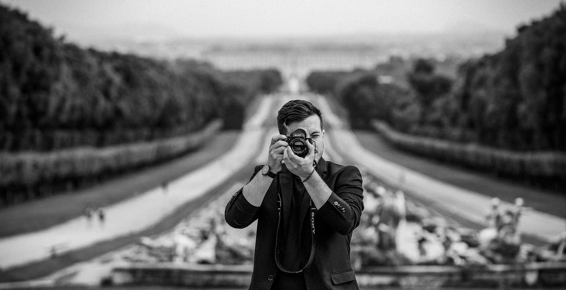 Modestino Iavarone Videographer fotografato sul set di un matrimonio